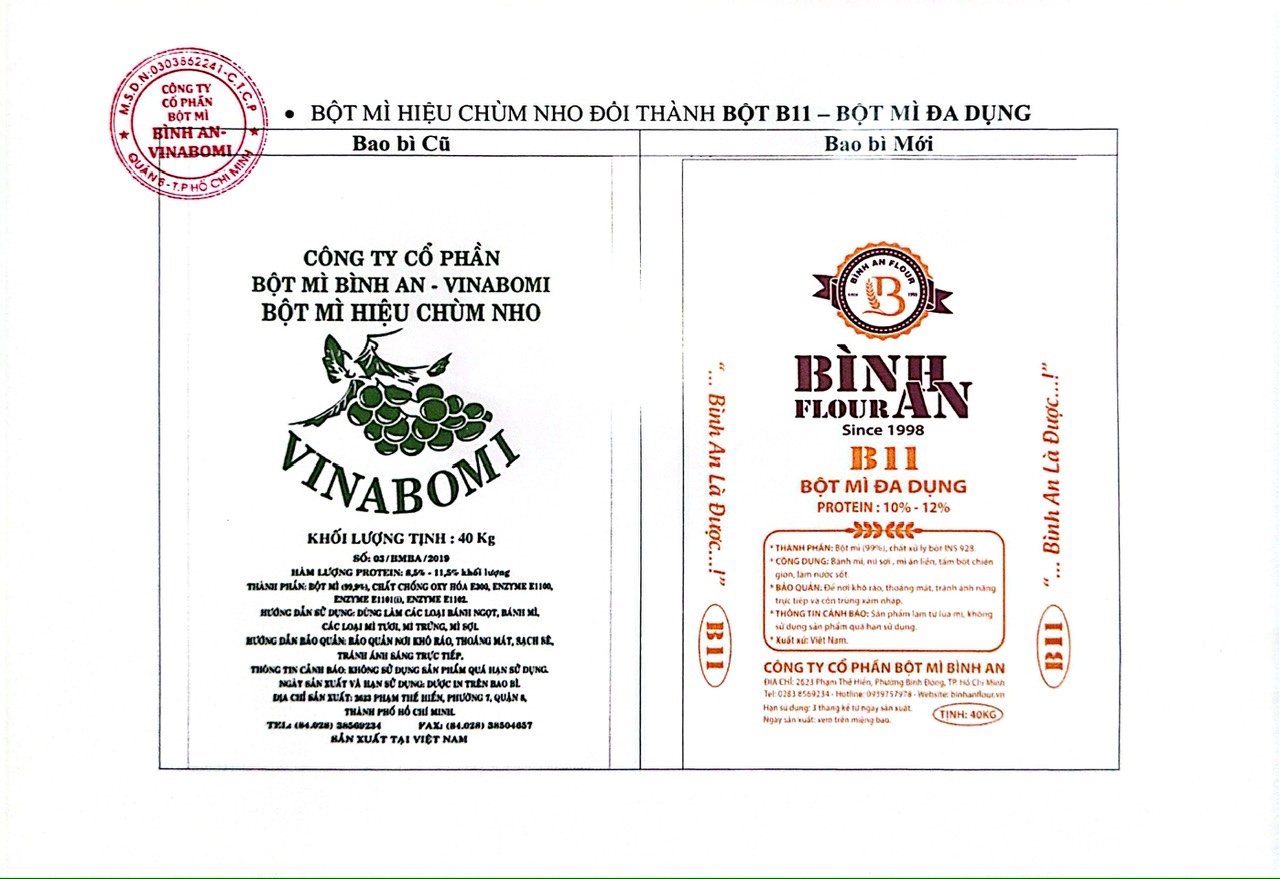 THÔNG BÁO THAY ĐỔI HỆ THỐNG NHẬN DIỆN THƯƠNG HIỆU MỚI CỦA CÔNG TY 6 B11BMDaDung ChumNho